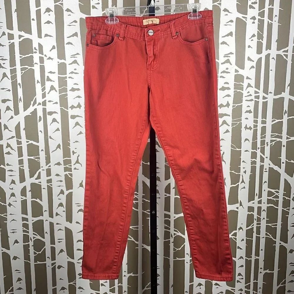 Sanctuary Rust Orange Straight Leg Ankle Jeans 28